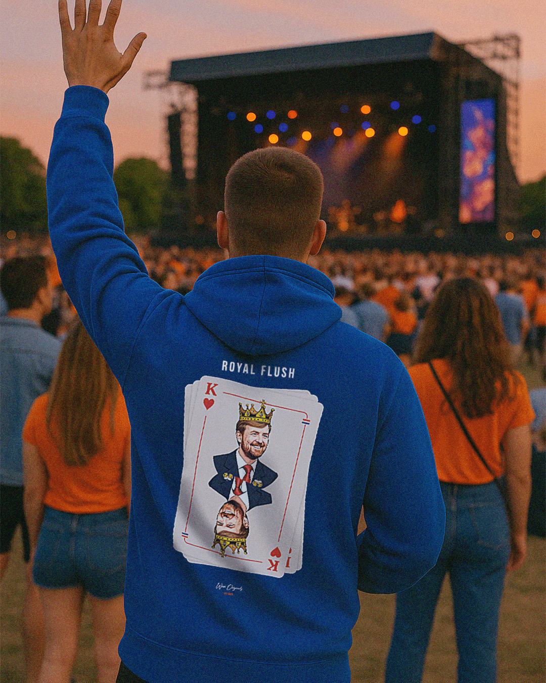 ROYAL FLUSH - Koningsdag Hoodie!