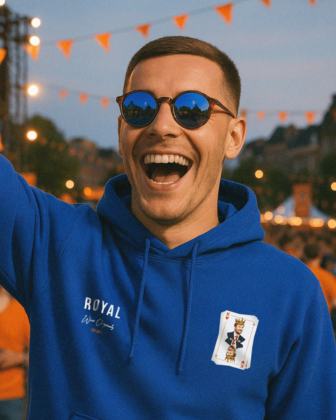 ROYAL FLUSH - Koningsdag Hoodie!
